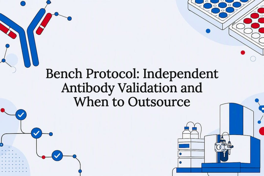 Antibody validation title card illustration