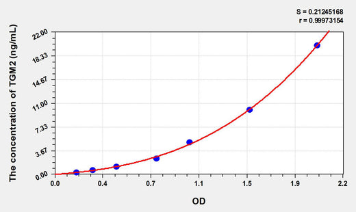 Rat TGM2(Transglutaminase 2, Tissue) ELISA Kit 96T*5