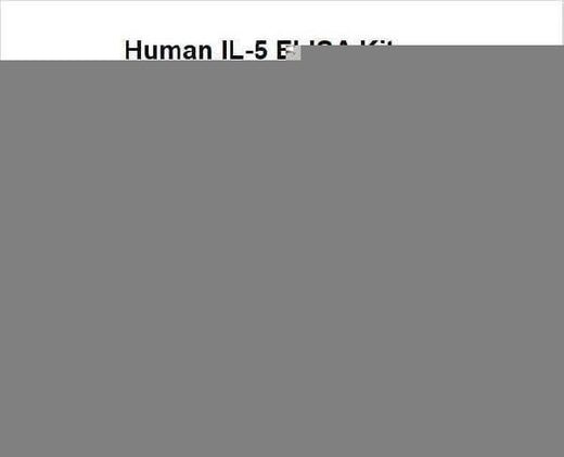 Human IL-5/Interleukin-5 ELISA Kit PicoKine® Boster Bio