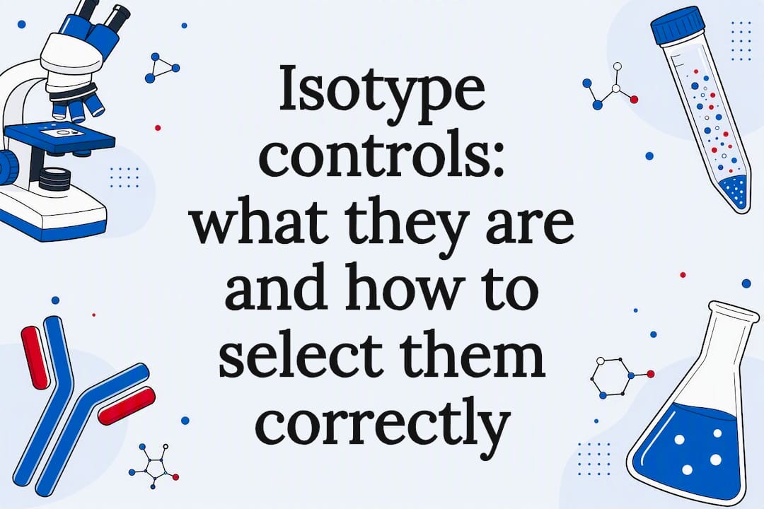 Decorative scientific title card illustration