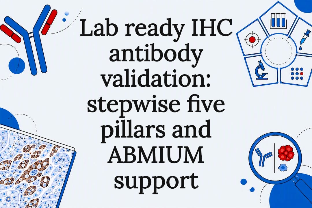 IHC antibody validation title card