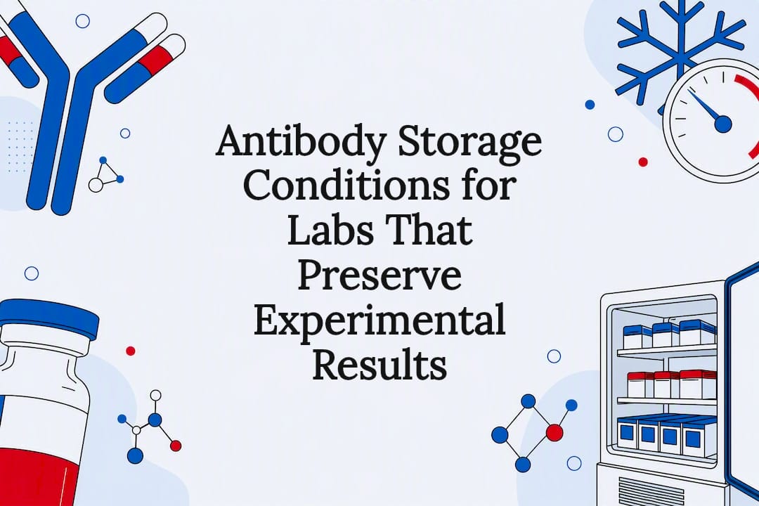 Decorative antibody storage title card
