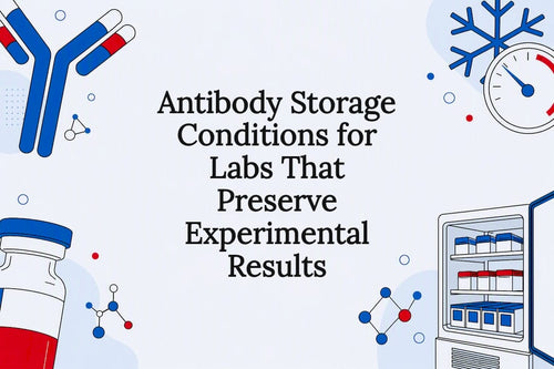 Decorative antibody storage title card
