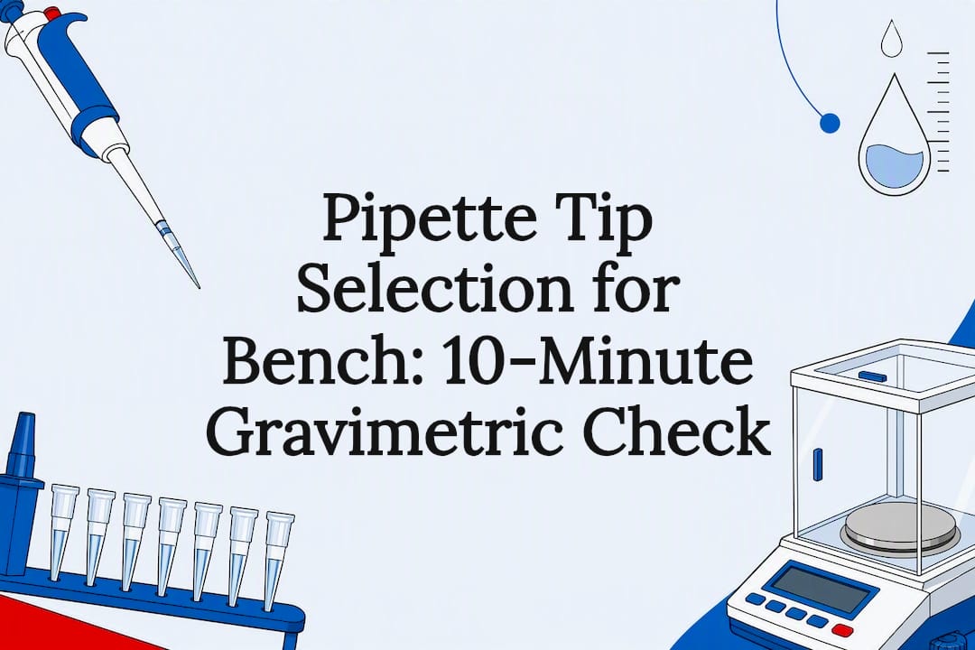 Pipette tip gravimetric check title card