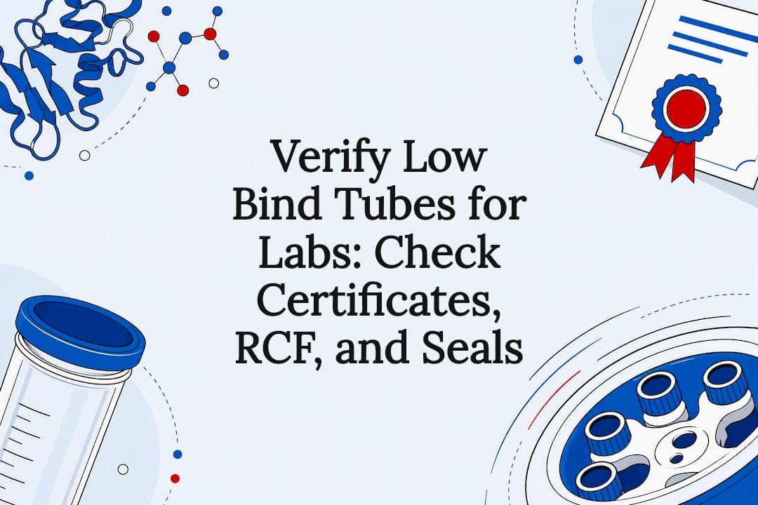 Low bind tube verification title card