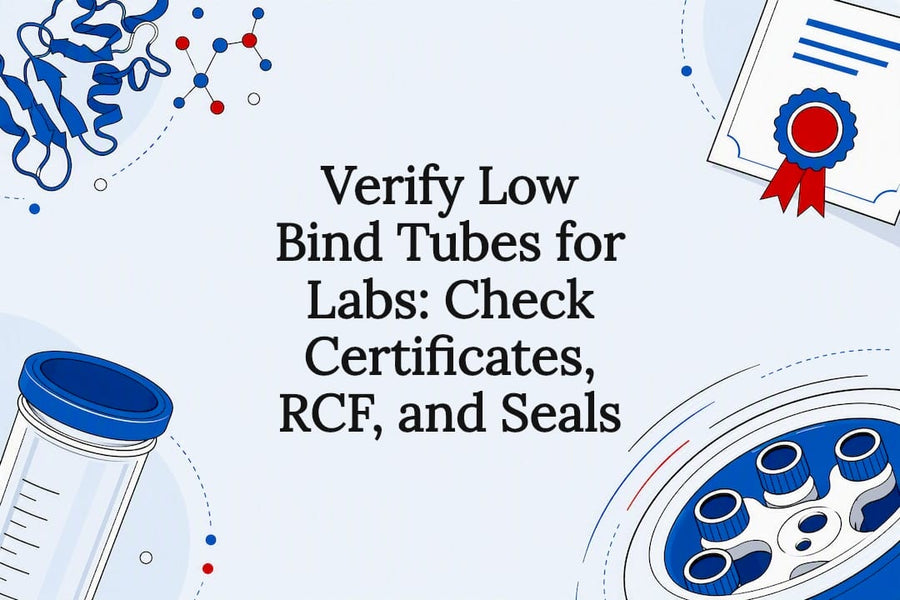 Low bind tube verification title card