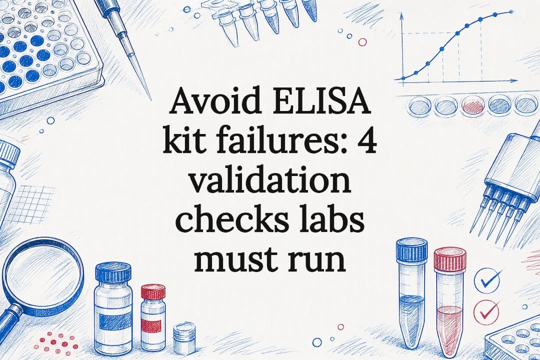 Decorative ELISA validation title card