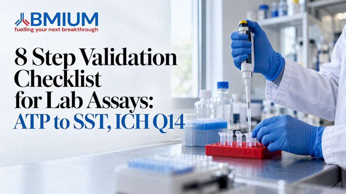 Scientist arranging assay validation samples