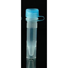 1.5ml Screw Cap Microcentrifuge Tube, Self Standing, Unattached External Thread Hinged Cap with Sealing Ring, Sterile, 50/Pck, 500/Cs — NEST Cat. No. 634011-N