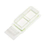 Nest Cell Culture Chamber Slides, 2 well w/glass slide, Clear, 4.55 cm2, 1.2-2.5ml, 6/pk, 12/cs — NEST Cat. No. 230102