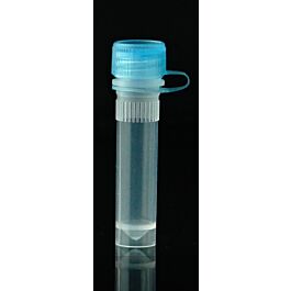 1.5 mL Screw Cap Microcentrifuge Tubes, Self Standing, Natural Color Caps on, External Thread,  Hinged Cap with Sealing Ring, Sterile, 50/bag, 500/pk, 2000/cs — NEST Cat. No. 634012-N