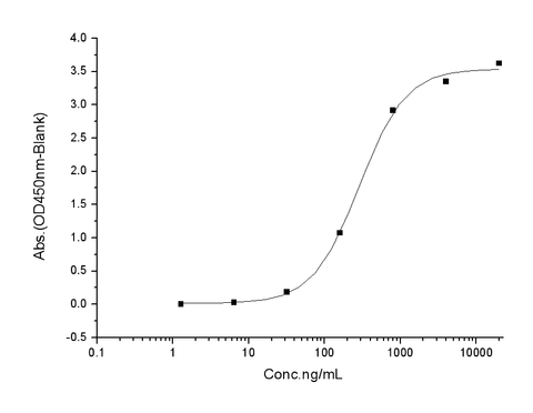 Immobilized ACE2 Protein, Human, Recombinant (mFc Tag)(Cat: PKSH031870) at 2 μg/mL (100 μL/well) can bind SARS-CoV-2 (2019-nCoV) Spike S1+S2 (D80A, K417N, E484K, N501Y, D614G, A701V) Protein (ECD, His Tag) (ECD, His Tag)(Cat: PKSV030360), the EC<sub>50</sub> of SARS-CoV-2 (2019-nCoV) Spike S1+S2 (D80A, K417N, E484K, N501Y, D614G, A701V) Protein (ECD, His Tag) (ECD, His Tag)(Cat: PKSV030360) is 100-700ng/mL.