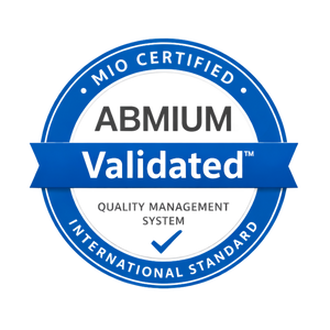 ABMIUM Validated circle badge