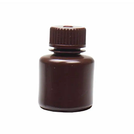 30ml Narrow Mouth Round Storage Bottle, Amber Color, PP, Sterile, 10/pk, 200/cs — NEST Cat. No. 337203