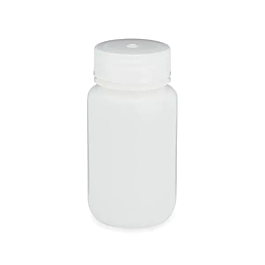 125ml Wide Mouth Round Storage Bottle, Natural Color,  PP, Sterile, 10/pk, 100/cs — NEST Cat. No. 339401