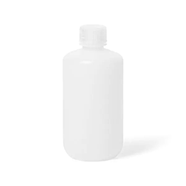 250ml Narrow Mouth Round Storage Bottle, Natural Color, HDPE, Sterile, 10/pk, 100/cs — NEST Cat. No. 340103
