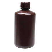 250ml Narrow Mouth Round Storage Bottle, Amberl Color, PP, Sterile, 10/pk, 100/cs — NEST Cat. No. 340203