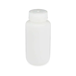 500ml Wide Mouth Round Storage Bottle, Natural Color,  PP, Sterile, 5/pk, 50/cs — NEST Cat. No. 341401
