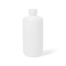 500ml Narrow Mouth Round Storage Bottle, Natural Color, HDPE, Sterile, 5/pk, 50/cs — NEST Cat. No. 341103