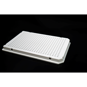 40 μl 384 Well PCR Plates, Semi Skirt, Compatible with Roche Machine, White, A24 Notch, Non-sterile, 10/pk, 50/cs — NEST Cat. No. 409013