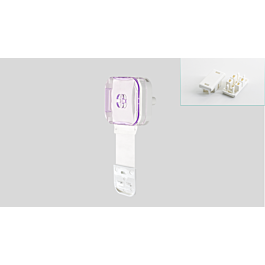 NEST Aseptic Connector, Standard, With Plug, 1/2" ID Tubing, PC Material, Non-Sterile, Double Bag Package, 1 pc/pack, 10 packs/bag, 1bag/case, 10pcs/case — NEST Cat. No. 747544