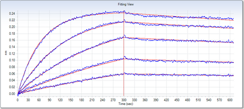 Using the Octet RED System, the affinity constant (Kd) of IL1R2 Protein, Human, Recombinant (Fc Tag) (Cat: PKSH031866) bound IL-1 beta Protein, Human, Recombinant (Cat: PKSH031839) was 6.0 nM.