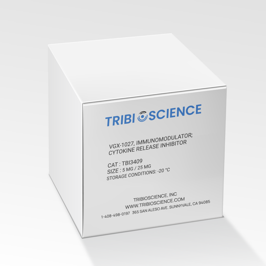 VGX-1027, Immunomodulator; Cytokine release inhibitor