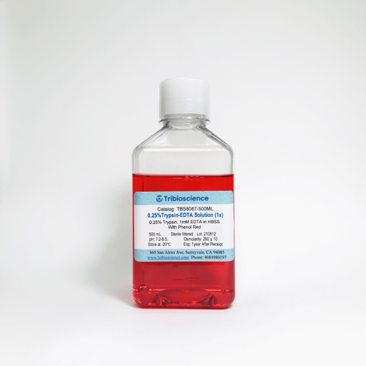 0.25% Trypsin-EDTA(1x) in HBSS, with Phenol Red, pH 7.2-8.0