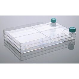 Nest BioFactory 2 Chamber;  2 Wide Plug Seal Caps; Total culture area: 1279cm2; TC; sterile, 1/pk, 8/cs (with 16 sterile wide vent caps included separately) — NEST Cat. No. 771101