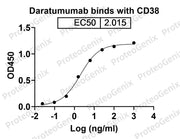 Daratumumab Biosimilar - Anti-CD38 mAb binds to CD38 Recombinant Protein in indirect ELISA Assay