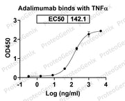 Adalimumab Biosimilar - Anti-TNF alpha mAb - Research Grade binds to Human TNFa Recombinant Protein in ELISA assay