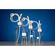 250mL PETG Square Storage Bottle with Bi-directional Transfer Cap with TPE Tube (60cm  1/8" ID 1/4" OD), Male CPC Connector with Female Sealing Cap, Vent Filter (0.22 μm  Φ24mm), Sterile, 1/pk, 10/cs — NEST Cat. No. C50922-AAB060A