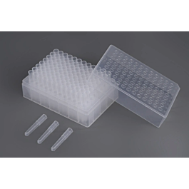 1.1ml Cluster Tubes, Individual Tube Format, rack packaging, Sterile, 96/rack, 960/pk,4800/cs — NEST Cat. No. 628114