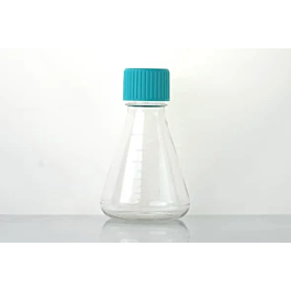 125ml PETG Erlenmeyer Flask, Flat bottom, Vent Cap, Sterile,1/pk, 24/cs — NEST Cat. No. 781011