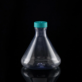 3L PC Erlenmeyer Flasks, Flat bottom, Vent Filter Cap, Sterile, 1/pk, 4/cs — NEST Cat. No. 786011