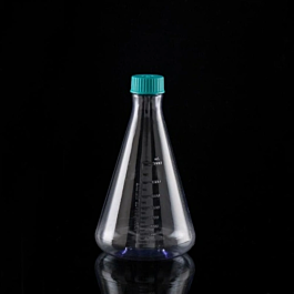 2L PC Erlenmeyer Flasks, Flat bottom, Vent Filter Cap, Sterile, 1/pk, 6/cs — NEST Cat. No. 785011