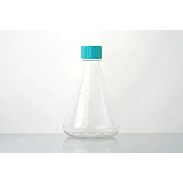 500ml PETG Erlenmeyer Flask, with Baffles, Vent Cap, Sterile,1/pk, 12/cs — NEST Cat. No. 783311