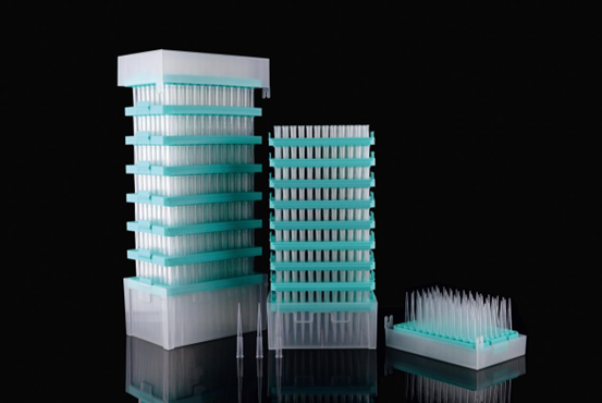 NEST® Pipette Tips, Stacked Racked, Clear