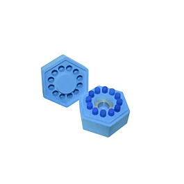 Ice Free Cool Box for 12 Tubes, 1mL/2mL Tubes, Hexagonal Shape,  1/pk, 1/cs — NEST Cat. No. 200101