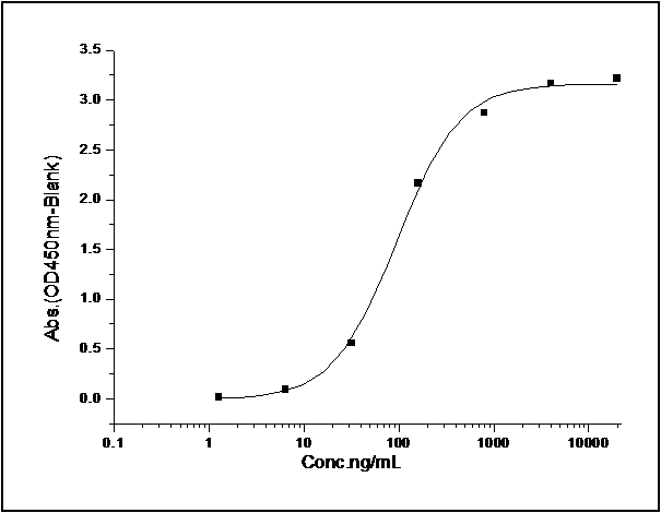 Measured by its binding ability in a functional ELISA. Immobilized human VLDLR-His (Cat: PKSH031275) at 10μg/mL (100μL/well) can bind biotinylated human LRPAP1-His (Cat: PKSH031256), the EC<sub>50</sub> of biotinylated human LRPAP1-His is 0.05-0.2 μg/mL.