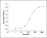Measured by its binding ability in a functional ELISA. Immobilized human PTN (Cat: PKSH031708) at 10 μg/ml (100 μl/well) can bind rat SDC1-Fc (Cat: PKSR030216), The EC<sub>50</sub> of rat SDC1-Fc (Cat: PKSR030216) is 0.35-0.81 μg/ml.